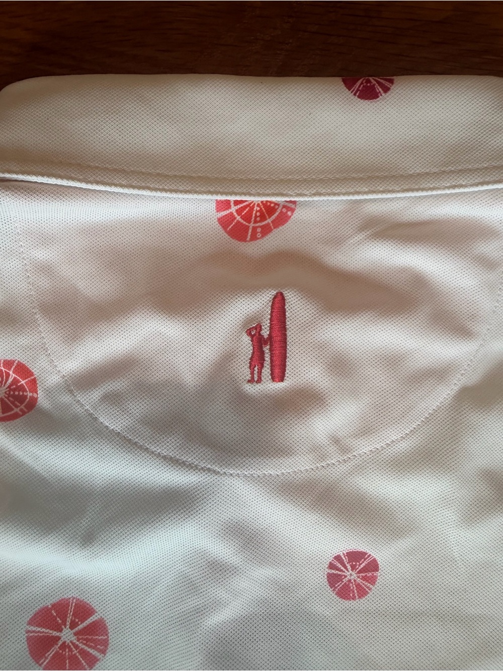 Johnnie-O Frederick Medallion Funky Buddha Polo Shirt Performance Active Golf L - Picture 9 of 12